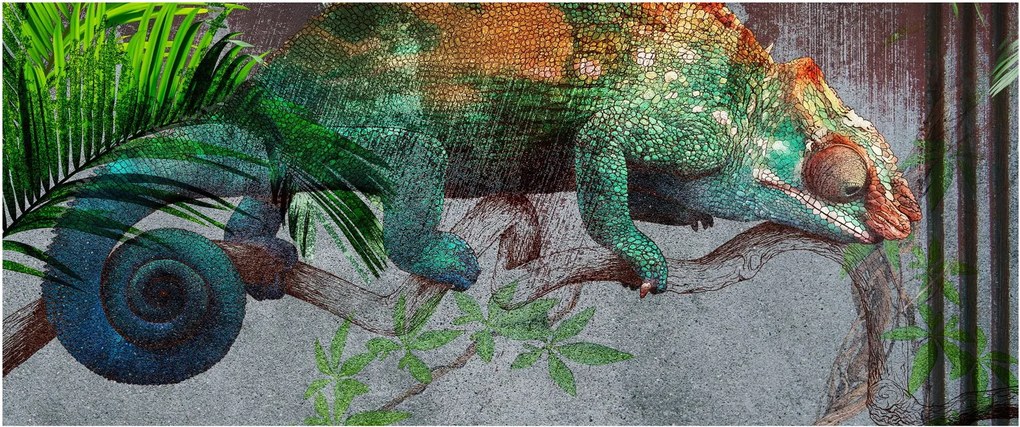 Tablou - Cameleon (120x50 cm)