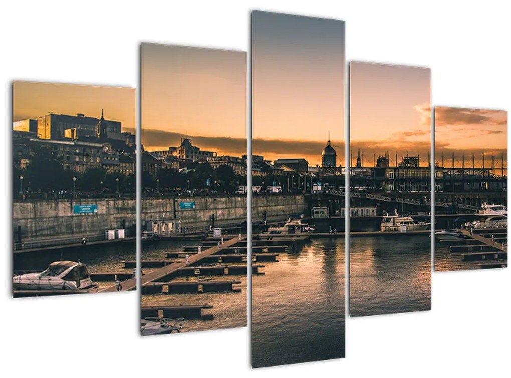 Tablou - orașul port (150x105 cm)