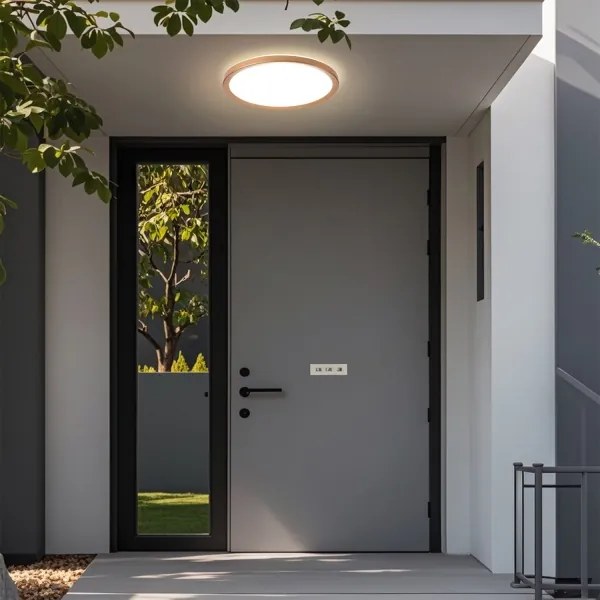 Brilagi - Plafonieră LED pentru baie ULTRA SLIM LED/24W/230V Ø 42 cm roz auriu IP54