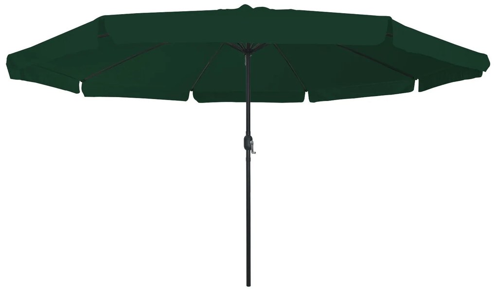 vidaXL Parasol de Grădină ø395x245 cm, Verde