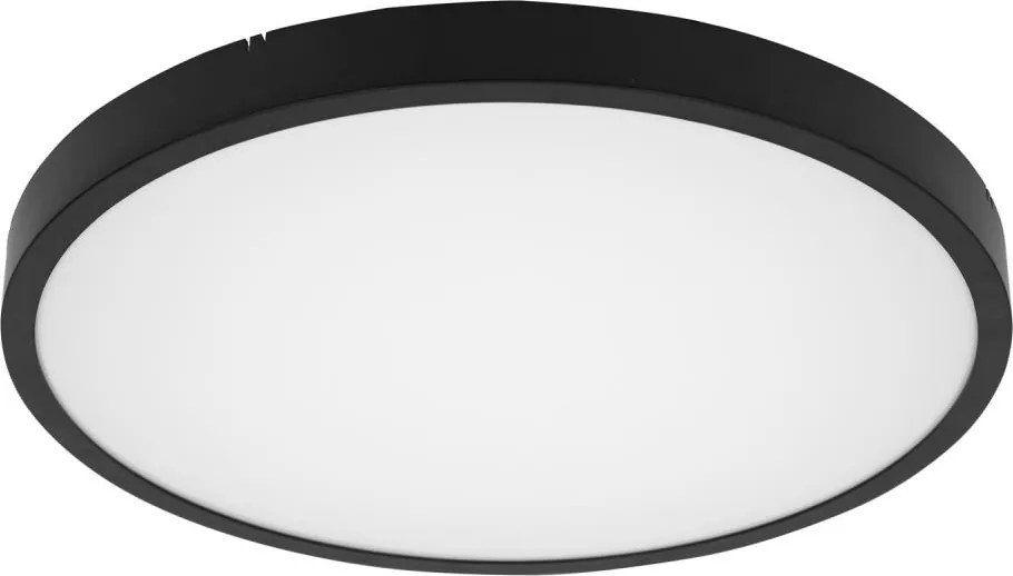 Brilagi - Plafonieră pentru baie ZENNA cu senzor, LED/24W/230V, Ø 35 cm, IP44, negru