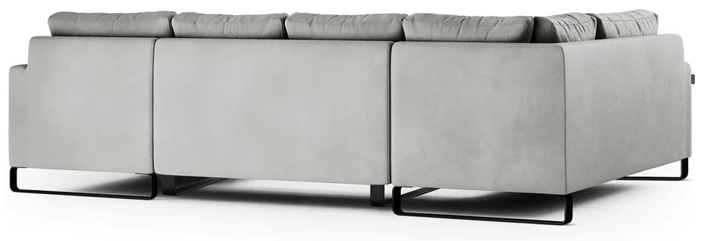 Canapea gri in forma de U, CORNER