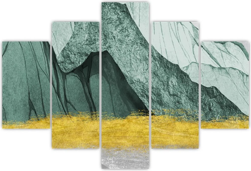 Tablou - Munții Smarald N⁰2 (150x105 cm)