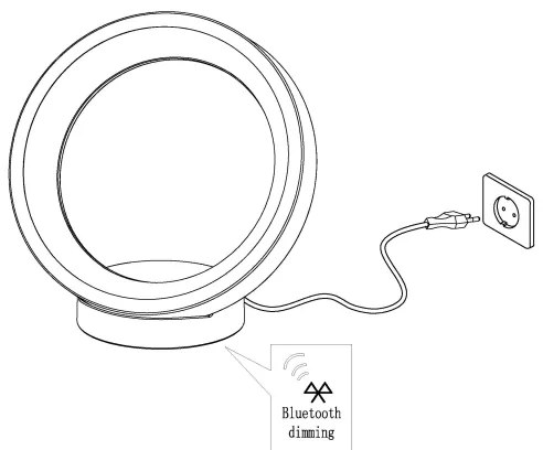 Lampă LED RGB dimabilă de masă Eglo 99029 MARGHERA-C LED/16W/230V