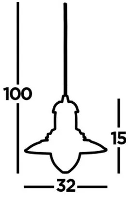 Searchlight 4301AB - Lustră suspendată pe cablu FISHERMAN 1xE27/60W/230V, finisaj alamă