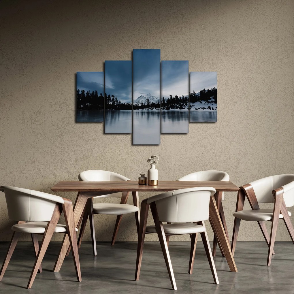 Tablou - Pe laacul înghețat (150x105 cm)
