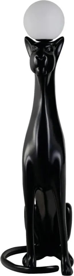 Figurina design decorativ cu iluminat PUMA BLACK