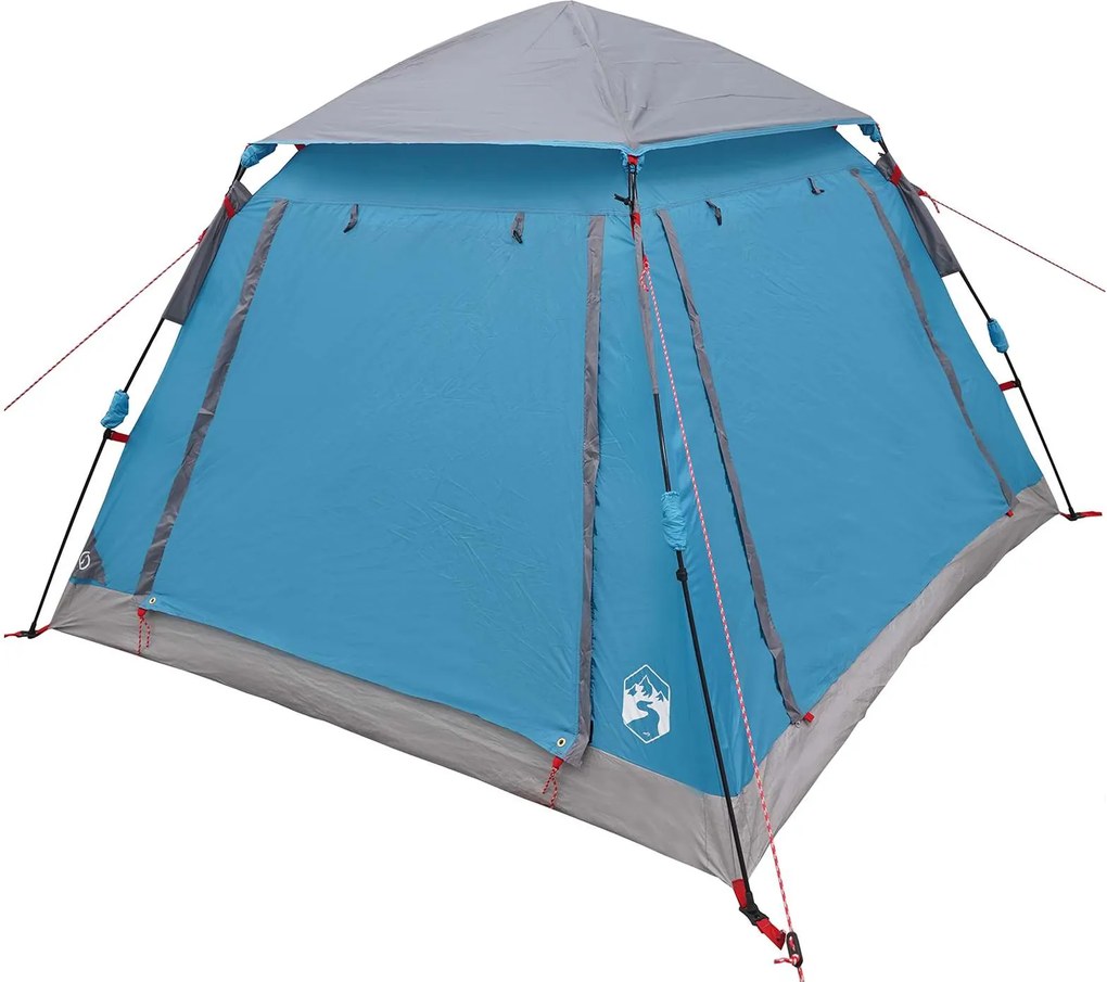 vidaXL Cort Instant cu Pelerină pentru Plouă 3-Persoane cu Eliberare Rapidă