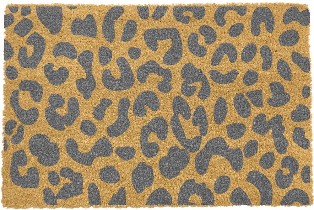 Covoraș intrare Artsy Doormats Leopard, 40 x 60 cm, gri