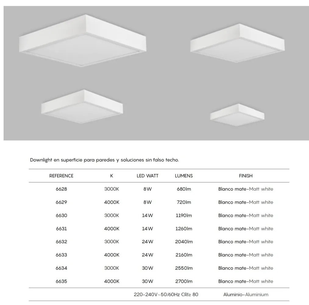Mini Plafoniera LED aplicata tavan SAONA 17cm 14W 3000K
