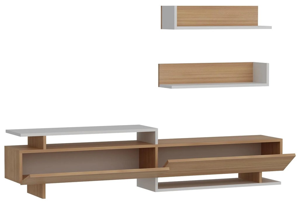 Mobilier living Alcaraz (teak + alb). 1101400