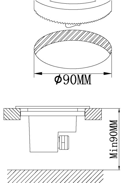 Corp de iluminat LED pentru căi de acces Eglo 93482 LAMEDO LED/2,5W/230V IP65