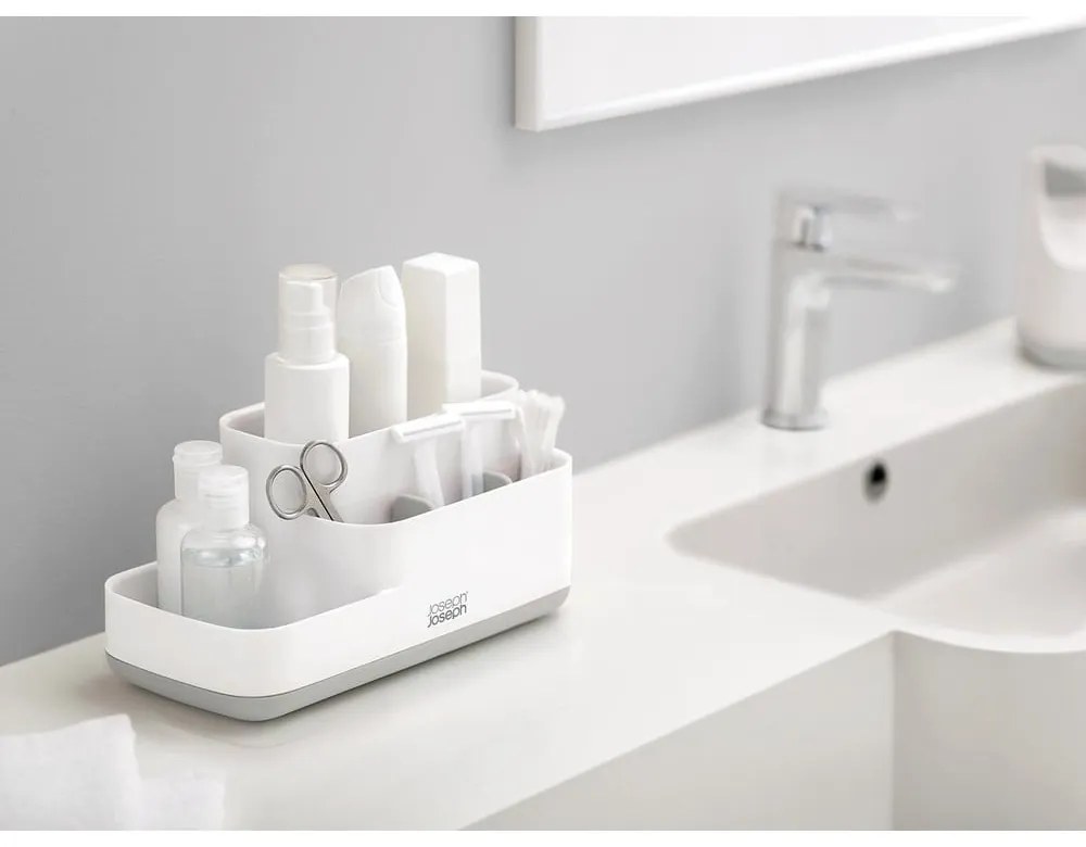 Suport baie universal Joseph Joseph EasyStore, alb