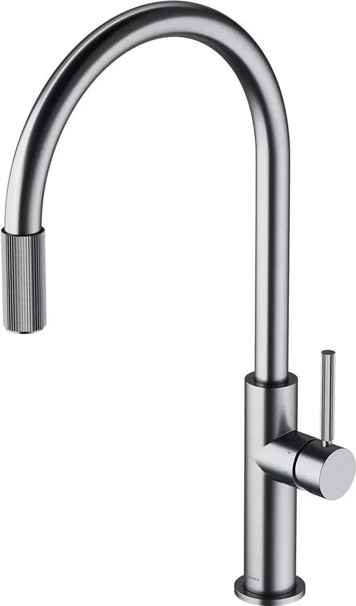 Baterie bucatarie cu sistem filtrare D1 nichel Omnires Switch cu 3 cai, pentru apa filtrata