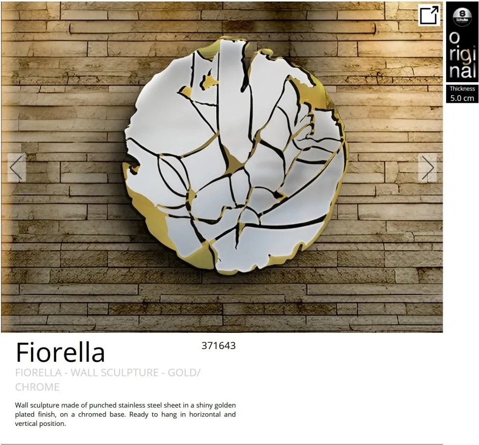 Decoratiune de perete design lux Fiorella