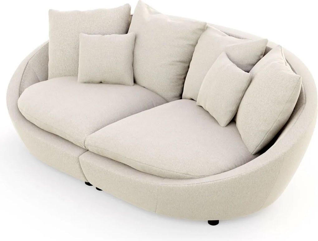 Canapea lemn masiv Maui, 237 × 87 × 131 cm