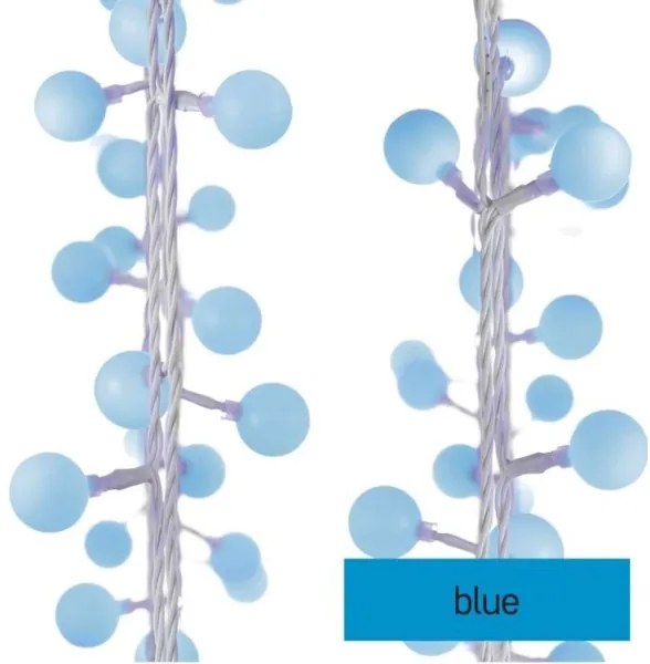 Ghirlandă LED de exterior, 40 LED, 9 m, IP44, albastră