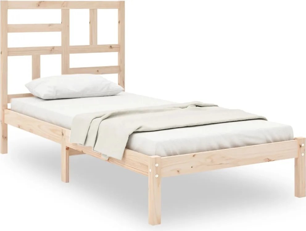vidaXL Cadru de pat, 100x200 cm, lemn masiv