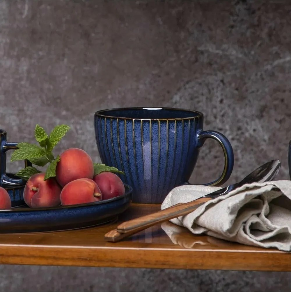 Altom Set de 2 căni jumbo Reactive Stripes 450 ml