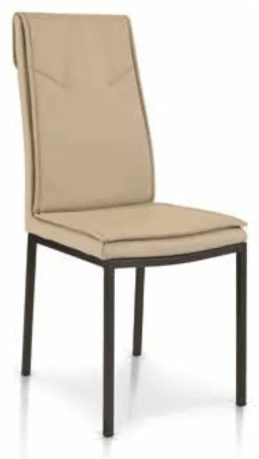 Scaun Rain, structura metalica, piele ecologica - BEJ