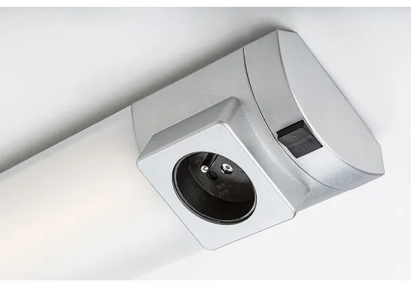Corp de iluminat LED cu priză pentru corpuri de bucătărie Rabalux 78038 SOFT 2E LED/5W/230V 4000K 45 cm argintiu