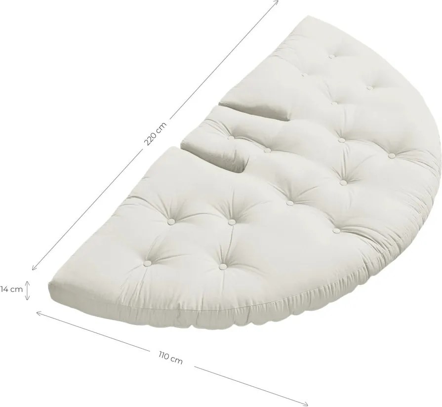 Fotoliu variabil Karup Design Nest Forest Green