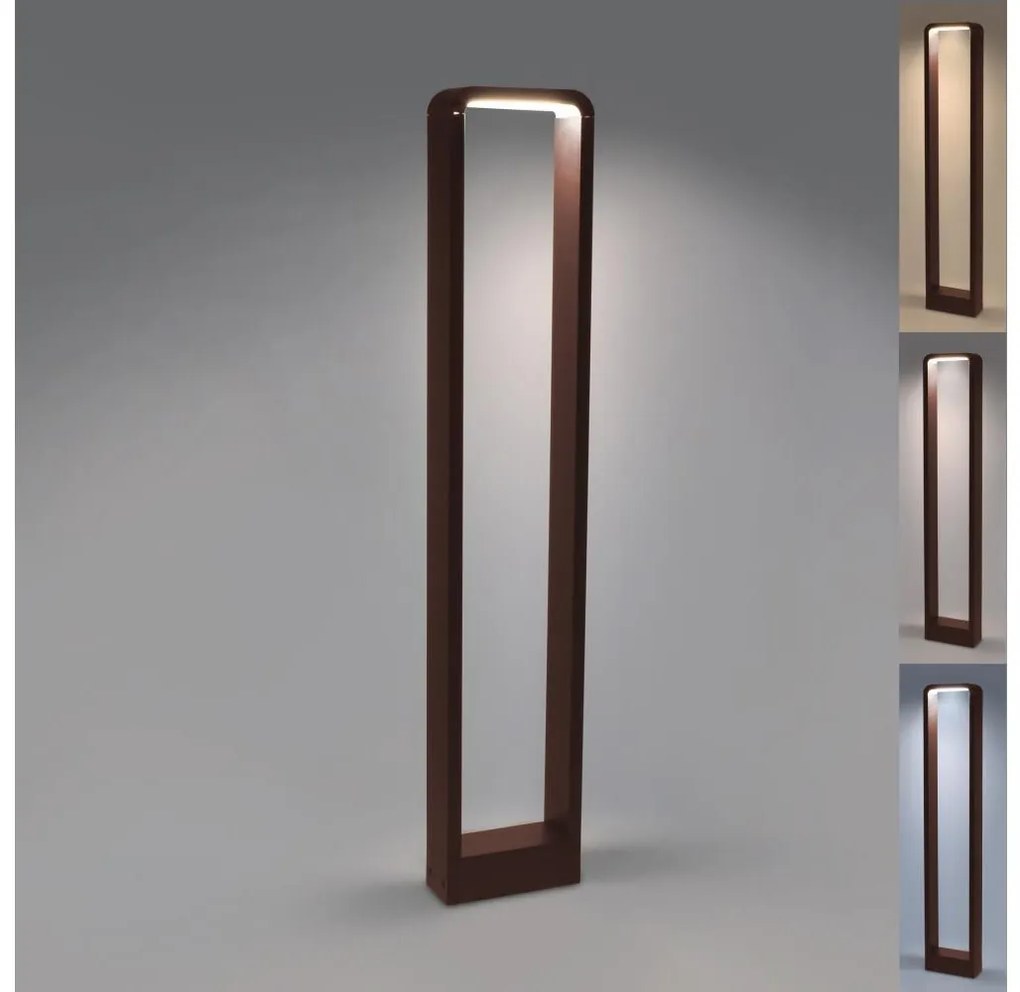 Brilagi - Lampă LED de exterior BARI LED/7W/230V 3000/4000/6000K maro IP54 80 cm