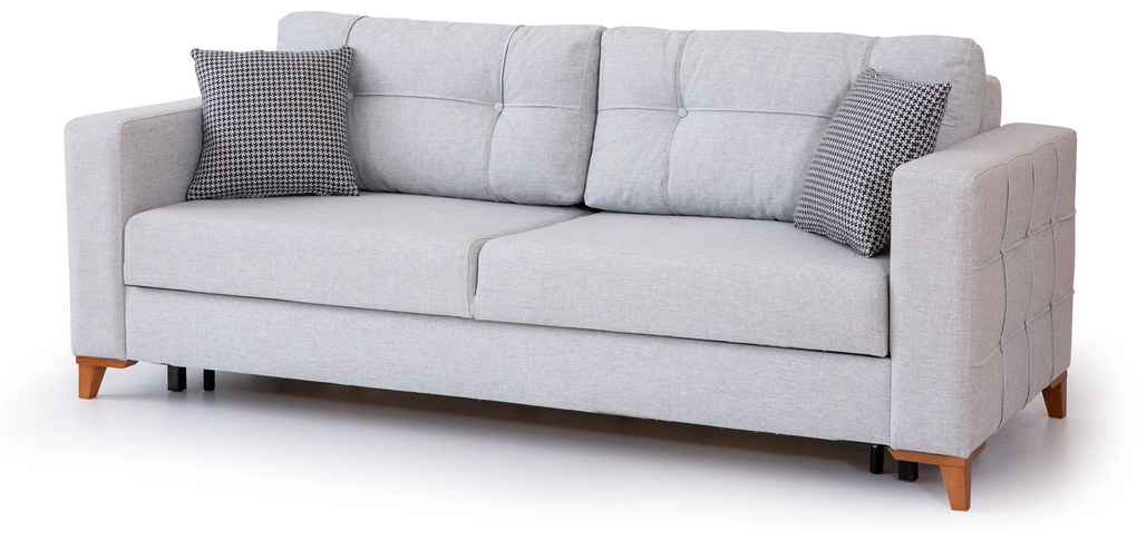 Set canapea extensibila de 210cm si fotoliu alya