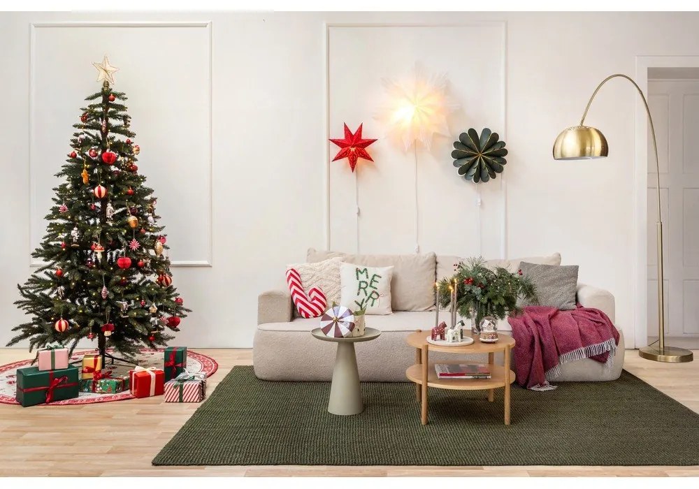 Pernă decorativă 50x30 cm cu model de Crăciun Candy Cane – Catherine Lansfield