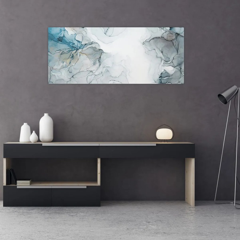 Tablou - Marmură albastră (120x50 cm)