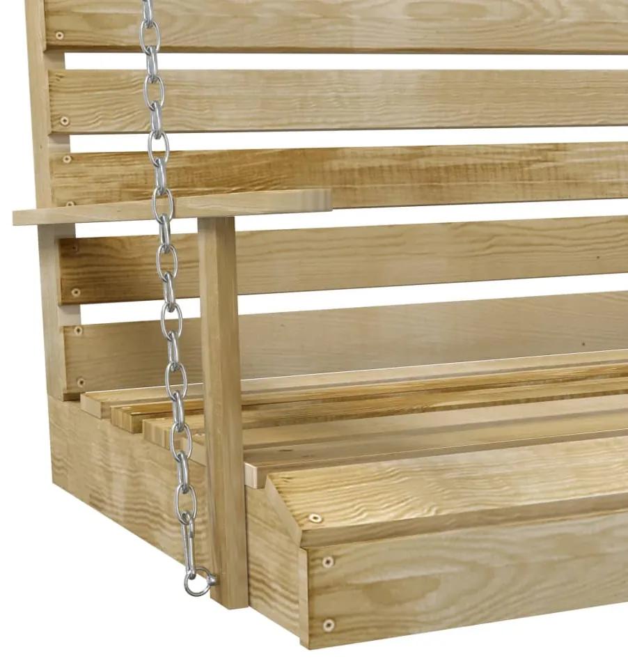 Balansoar de gradina, 155x65x60 cm, lemn tratat de pin 155 x 65 x 60 cm