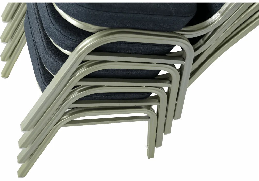 Scaun, gri/champagne, ZINA 2 NEW