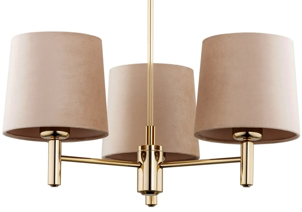 Candelabru modern design elegant PONTE 3L bej