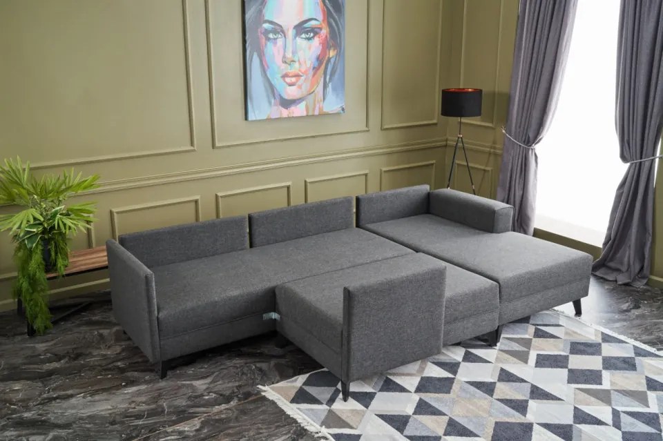 Coltar Extensibil Efsun, Antracit