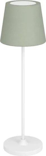 Eglo 75936 - Lampă de birou LED reîncărcabilă cu dimmer LEONERO LED/3,8W/5V 2000 mAh alb/verde