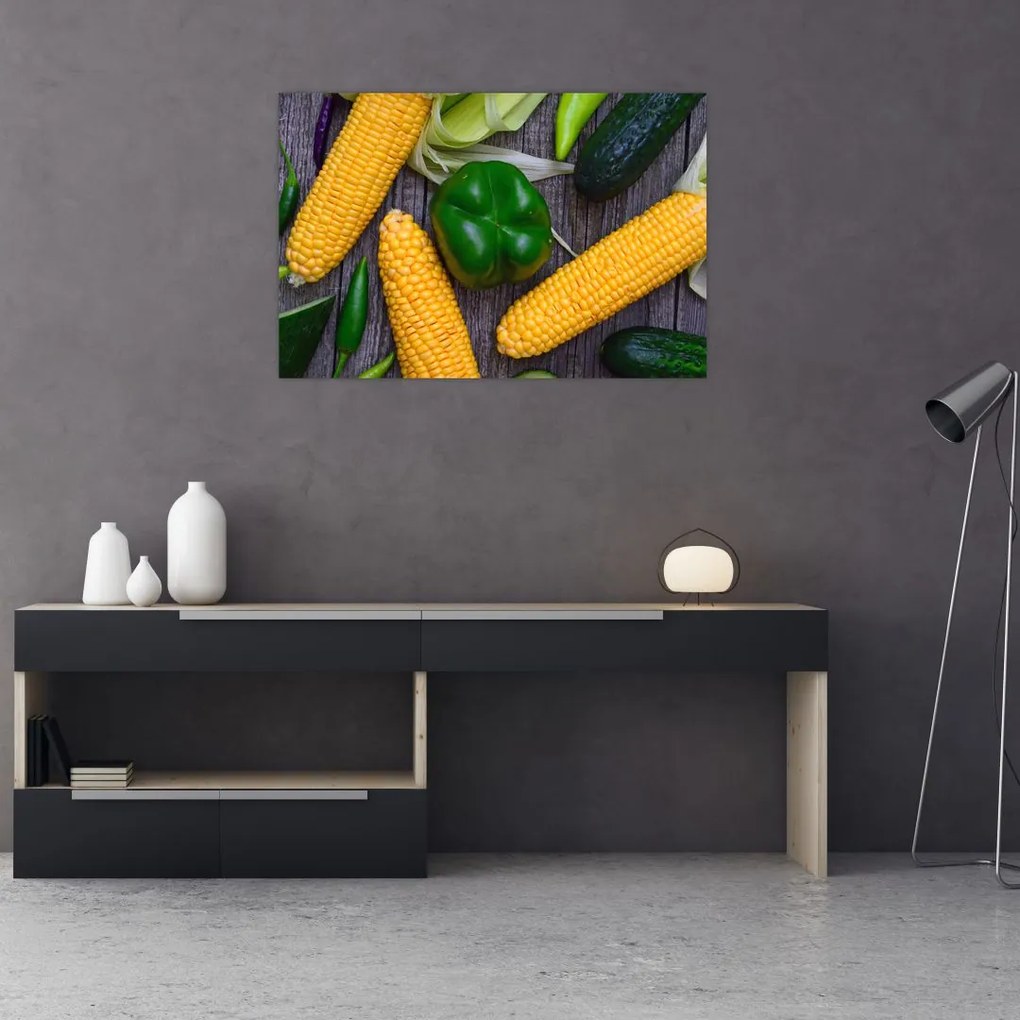 Tablou cu legume (90x60 cm)