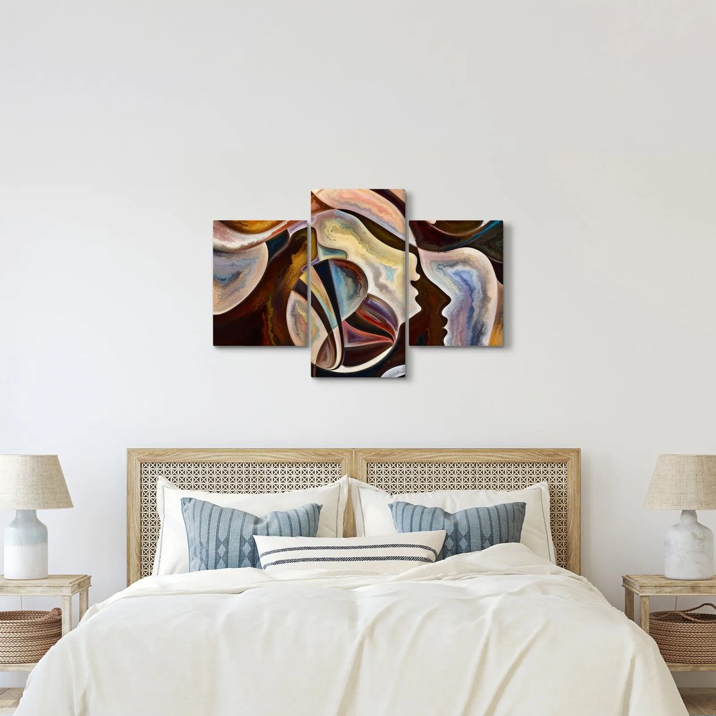 Tablou - Abstractizarea capetelor (90x60 cm)