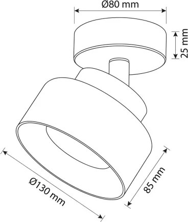 Brilagi - Spot LED RGB dimerizabil AURA LUX 1xGX53/14W/230V Wi-Fi Tuya negru/fumuriu