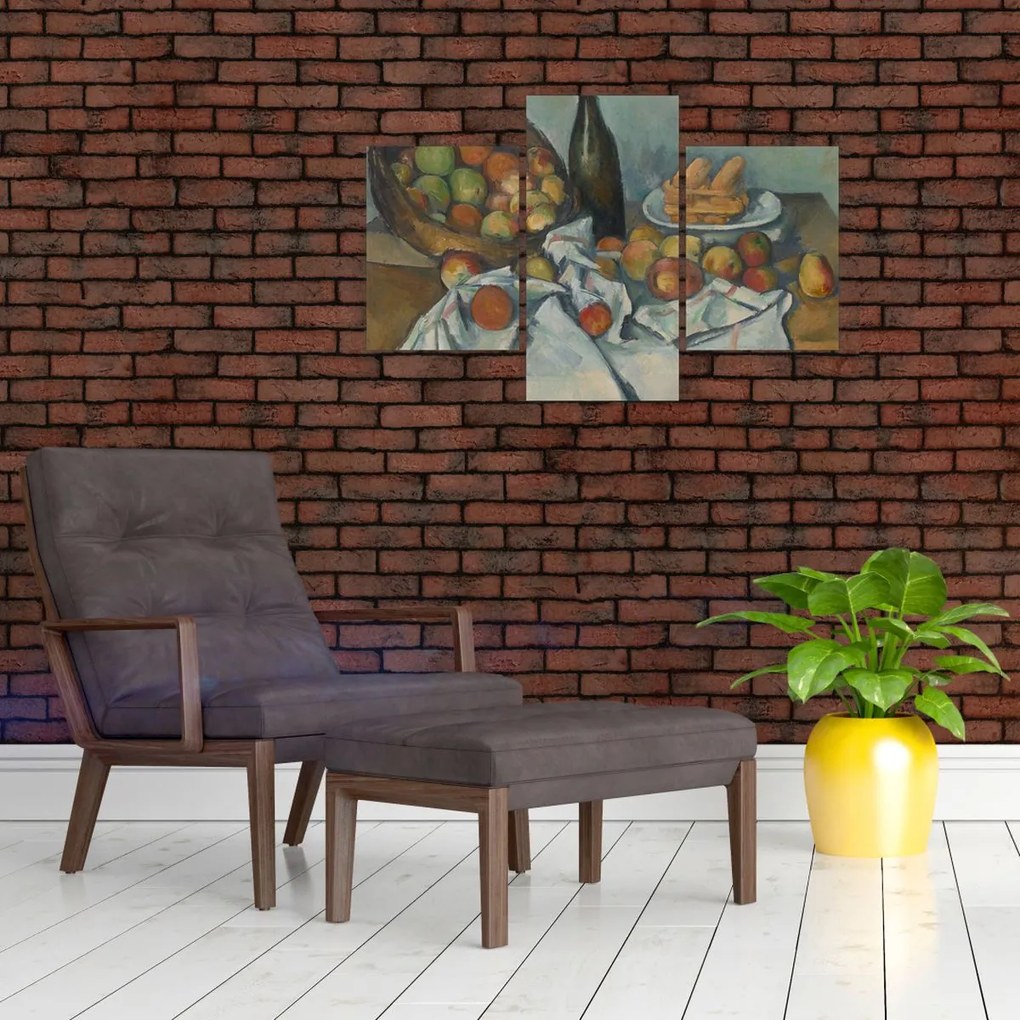 Tablou - Paul Cezanne, The Basket of Apples, reproducere (90x60 cm)