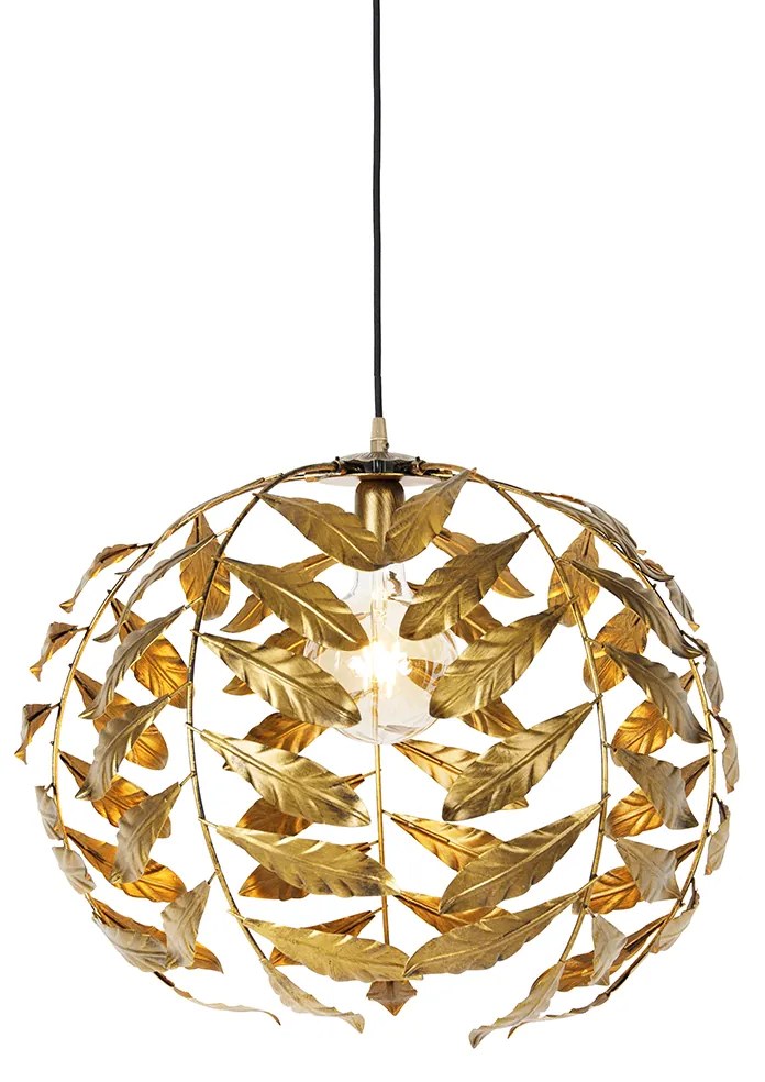 Lampă suspendată vintage aur antic 50 cm - Linden
