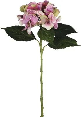 Floare artificiala, hortensie roz, L 51 cm