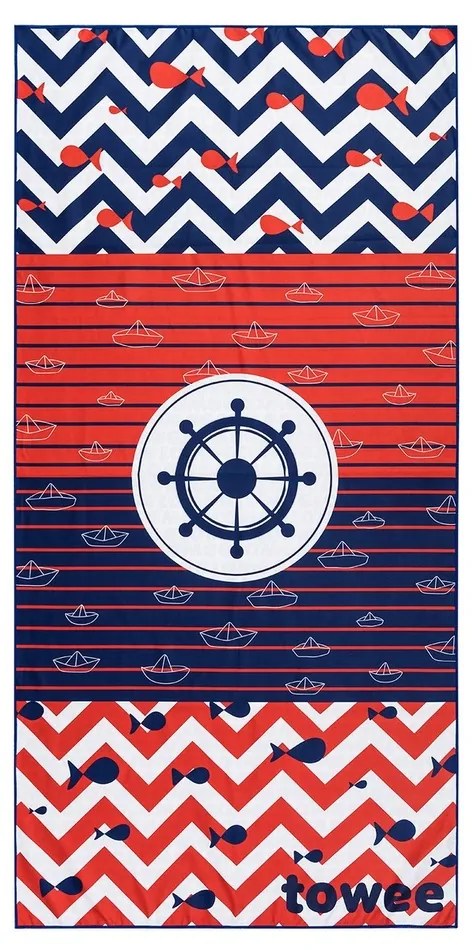 Prosop cu uscare rapidă Towee SEAMAN, 70 x 140 cm