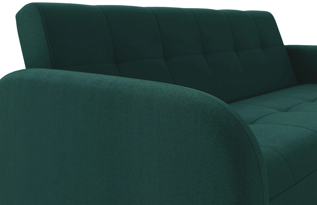 Canapea extensibilă Linda - verde catifea Trinity 28
