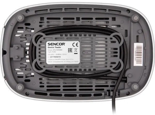 Sencor - Prăjitor de pâine cu 2 fante, 1000 W/230 V, antracit