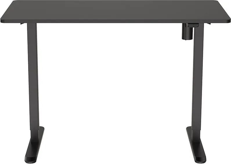 Birou cu reglare pe înălțime, 120x60 cm negru