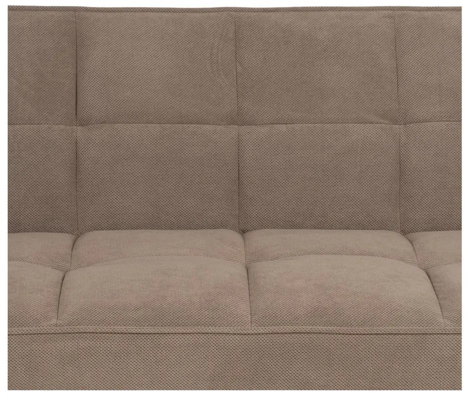 Canapea bej extensibilă cu tapițerie din chenille 175 cm – Ixia