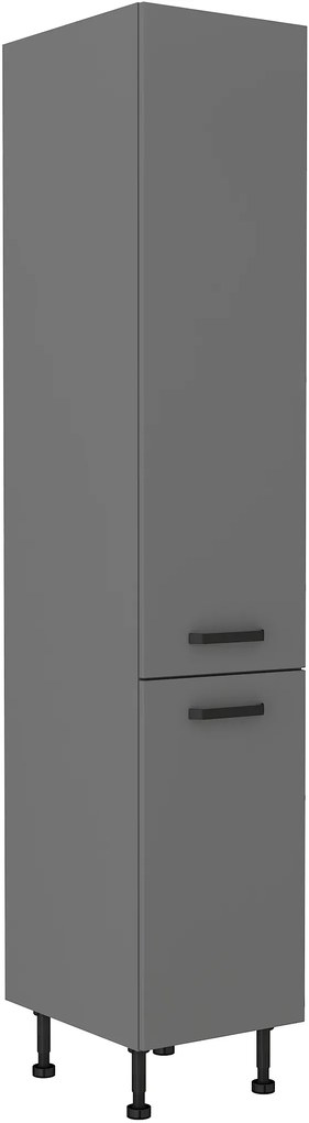 Dulap bucătărie pentru alimente Nesia 40 DK-215 2F (Antracit). 1049692