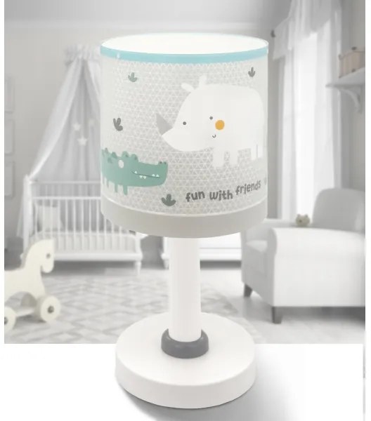 Veioză pentru copii Dalber 60621 RHICO AND CROCO 1xE14/8W/230V