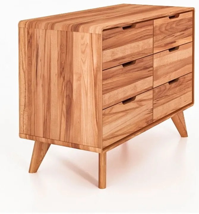 Comodă joasă din lemn de fag 90x63 cm Greg - The Beds