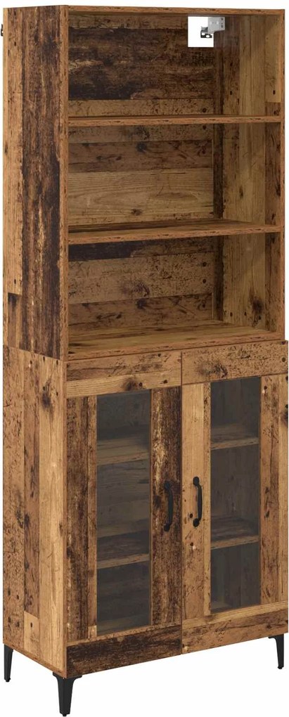 vidaXL Bufet Lemn Vechi 69,5 x 34 x 180 cm Lemn compozit